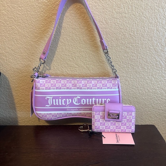 Juicy Couture Handbags - Juicy Couture Purple Shoulder Bag